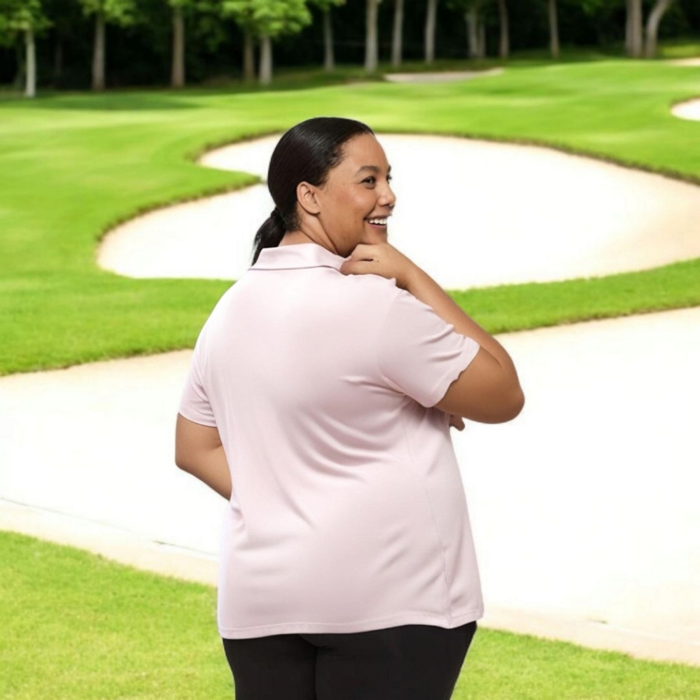 Avenue Pink Golf Shirt size 22/24 - Picture 2 of 6